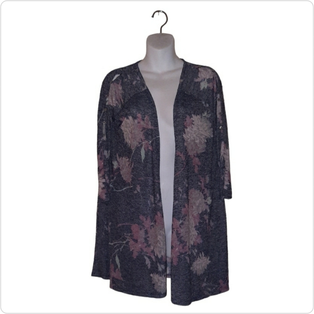 38.) Floral Cardigan NWOT